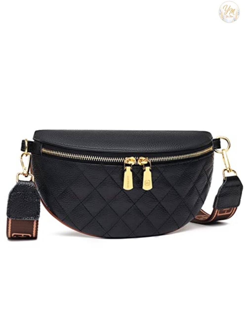 Genuine Leather Crossbody Bum Bag Anti-theft Travel Fanny Pack